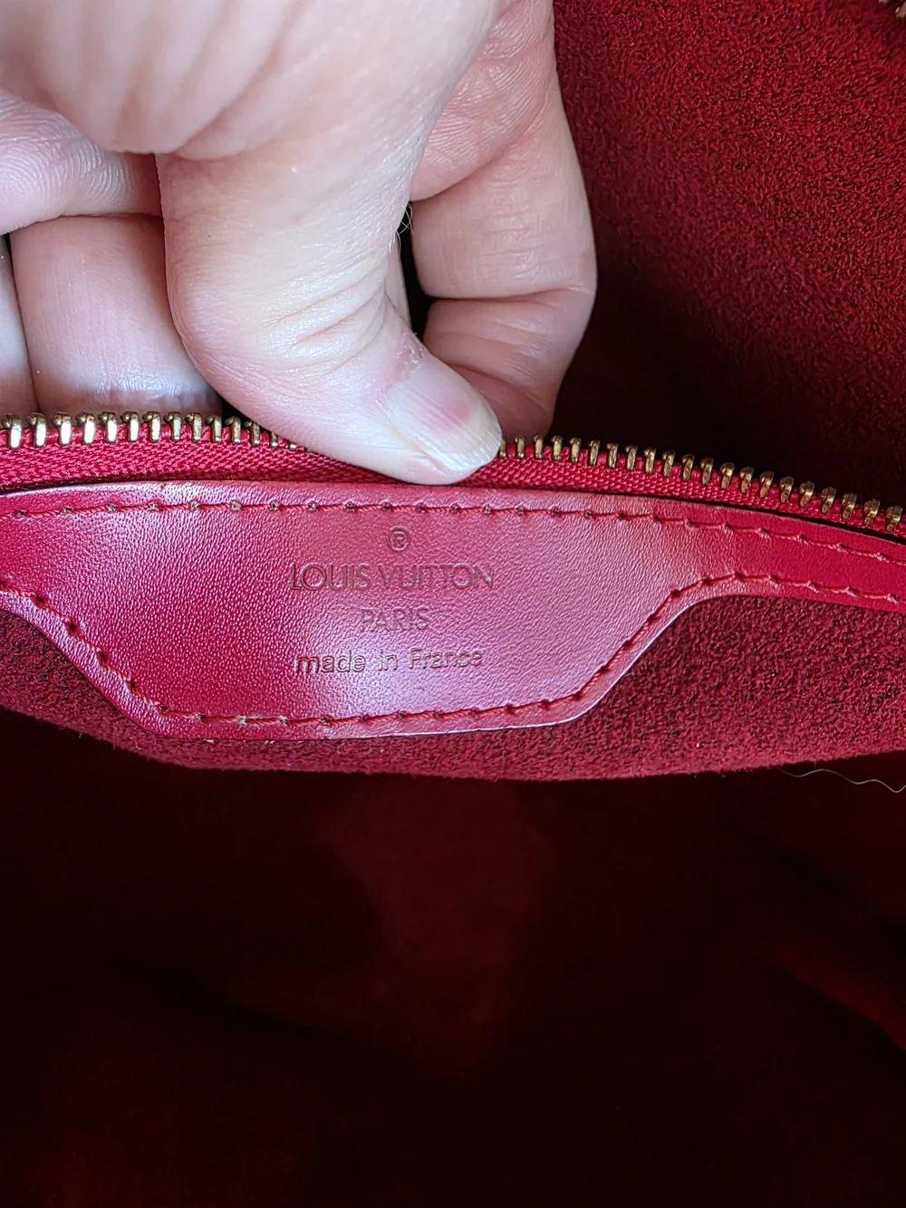 Louis Vuitton Red Epi Leather St. Jacques Women’s Tote